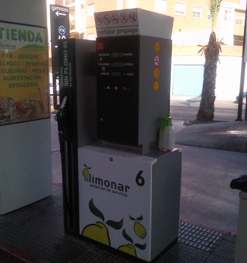 Equipamiento gasolinera