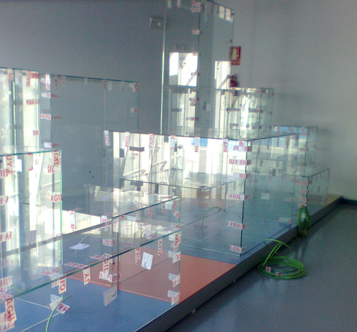 Expositores de cristal