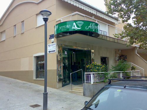 Marquesina de joyera