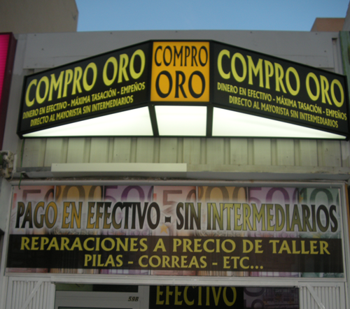 Marquesina establecimiento