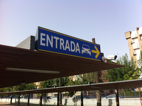 Entrada parking