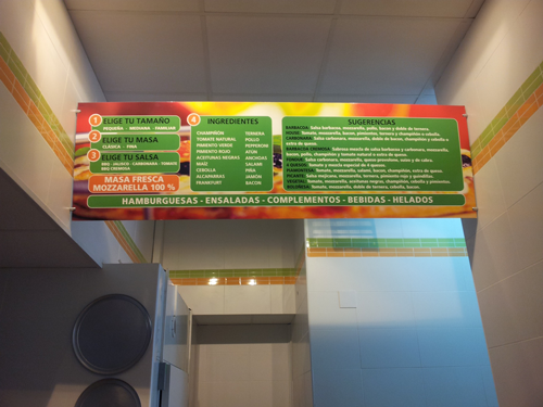 Placa de restaurante