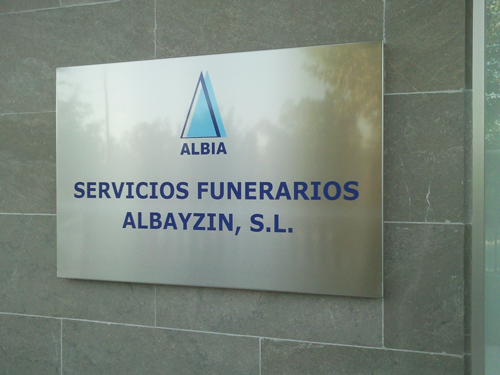 Placa de empresa