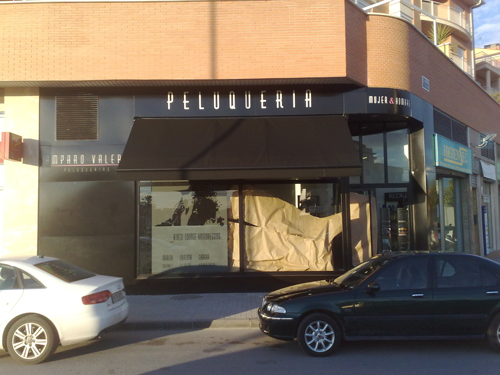 Fachada peluquera