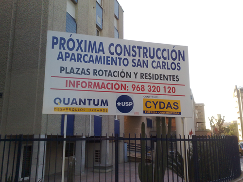 valla de construccin