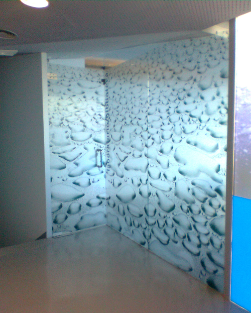 Vinilo gatos de agua